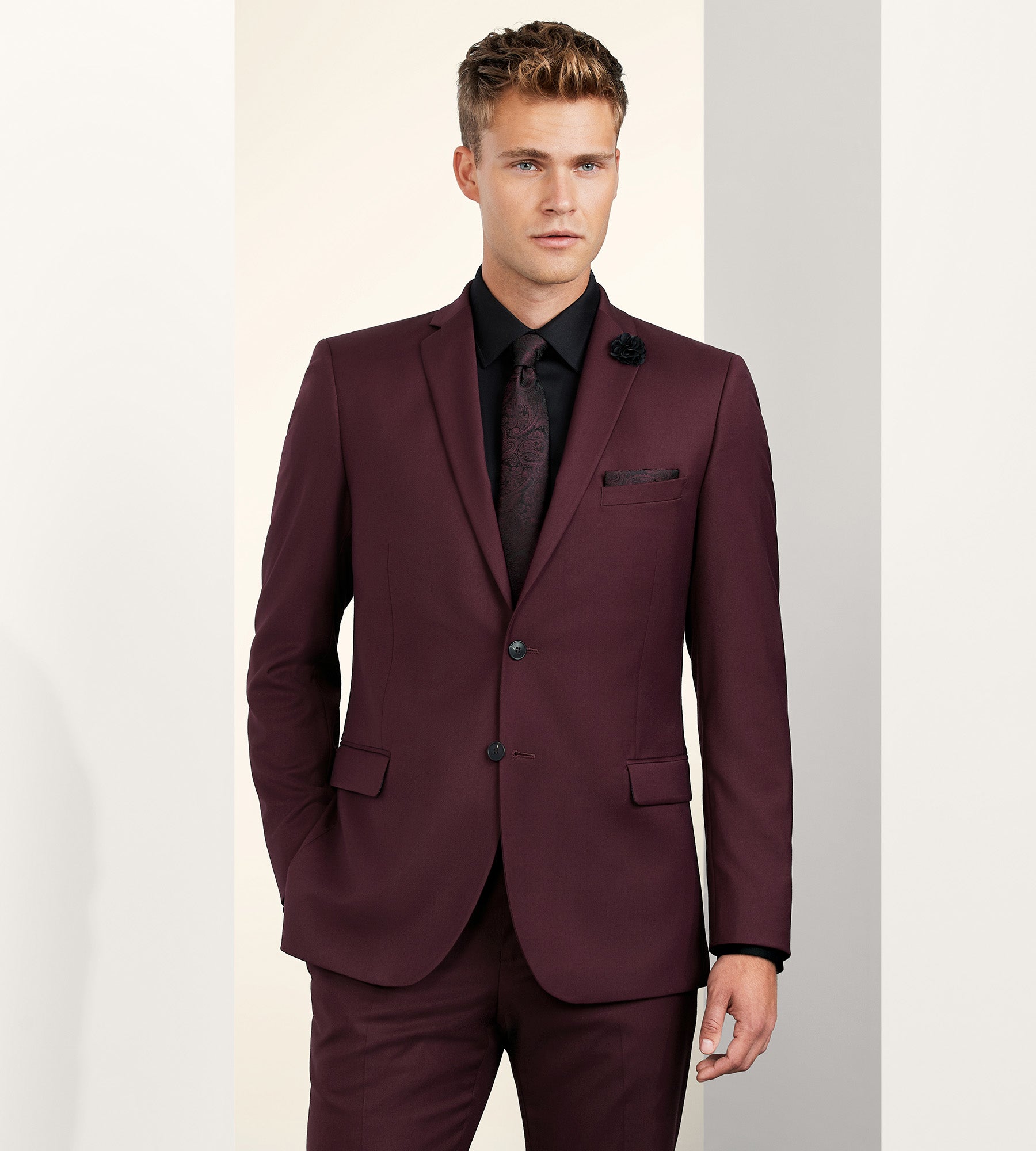 Men Maroon Formal Suit at Rs 2050/piece | New Delhi | ID: 27181245562